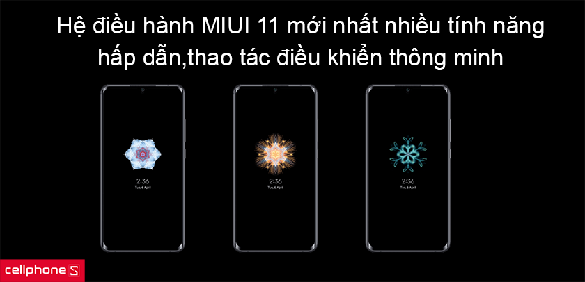 Xiaomi Mi Note 10 Pro được chạy trên hệ điều hành MIUI 11