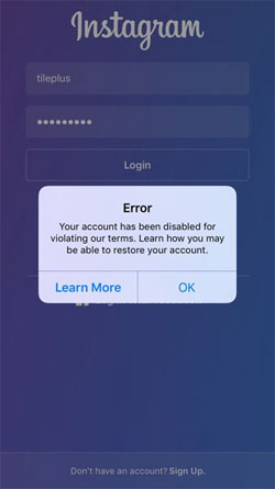 Lỗi không thể truy xuất vào instagram từ trình duyệt web máy tính hoặc trên di động