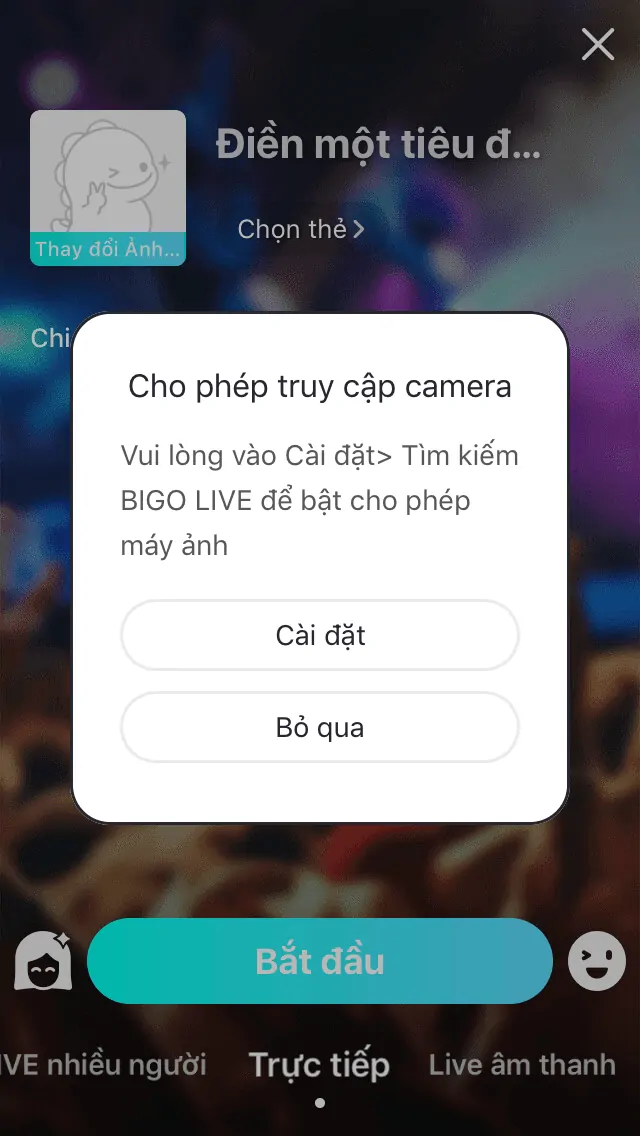 Hướng dẫn livestream trên Bigo Live