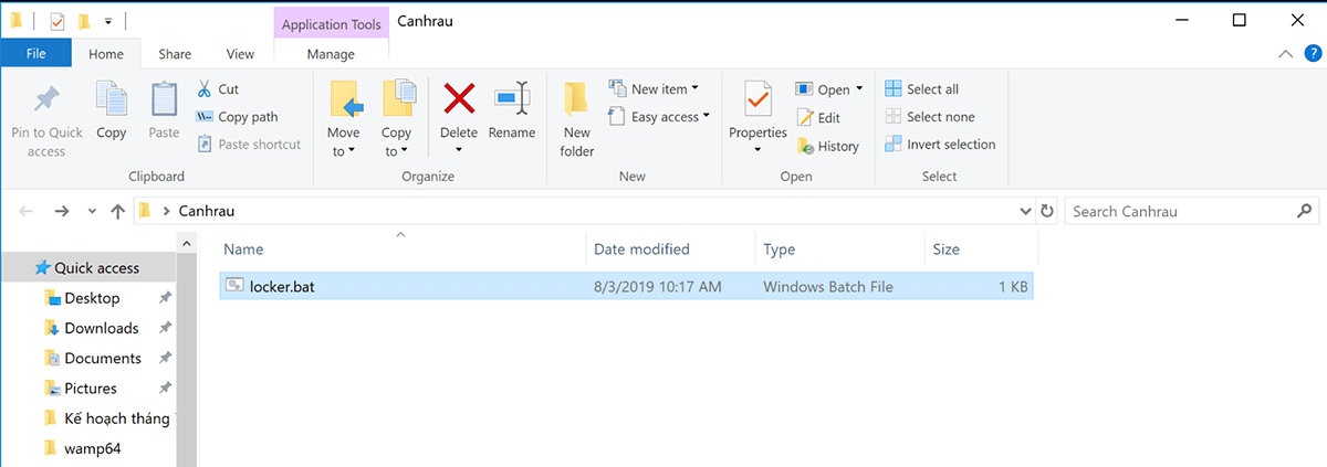 Hướng dẫn cách đặt mật khẩu cho Thư mục trên Windows 10 không cần phần mềm