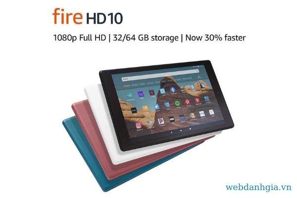 Bốn màu sắc cơ bản của Amazon Fire HD 10