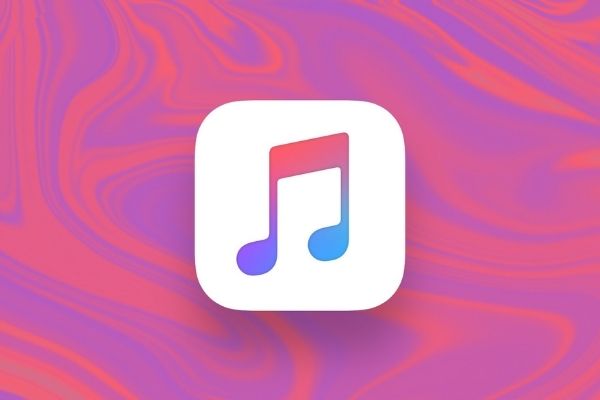 Logo ứng dụng nghe nhạc Apple music 